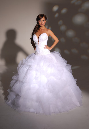 Orifashion HandmadeRomantic Sexy Style Silk Tulle Bridal Gown_SW - Click Image to Close